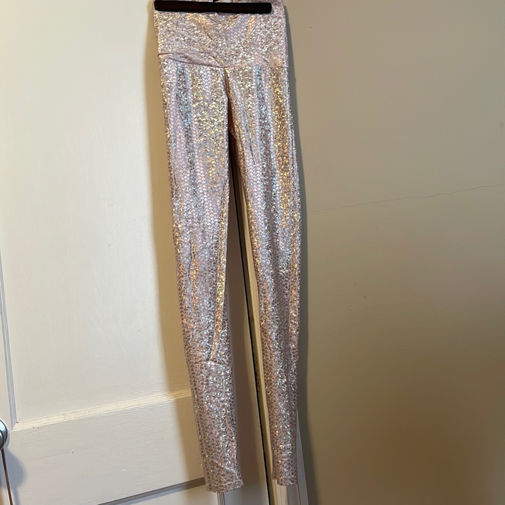 Emily Hsu Designs Pink Mermaid Leggings